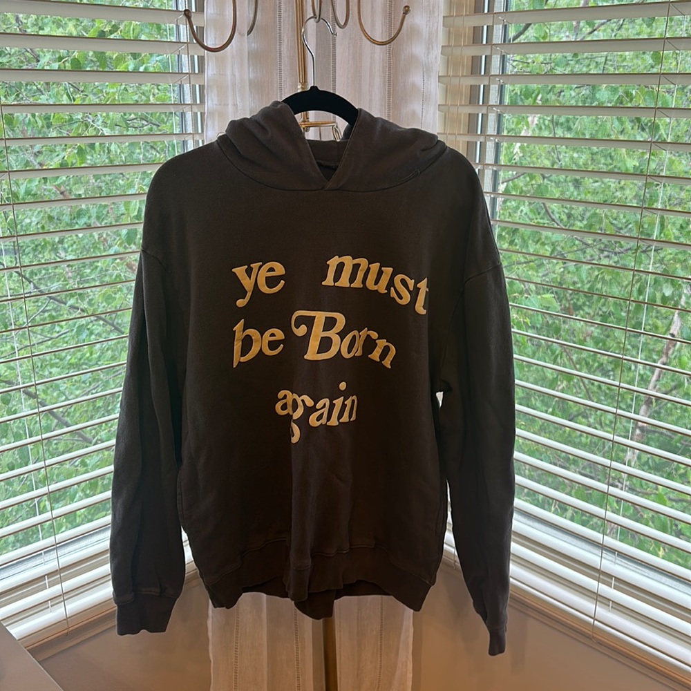 KANYE WEST MERCH SWEATSHIRT- YE MUST BE BORN AGAIN. NEVER BEEN WORN.